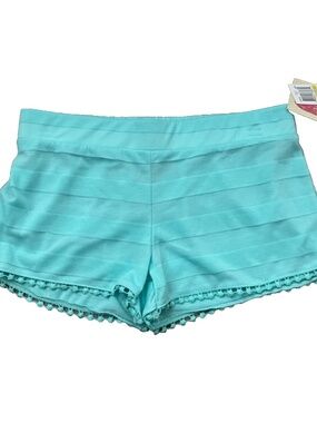 3 For $15 (NWT) Miken Blue Malibu Shadow Stripe Bikini Cover Up Shorts S or M
